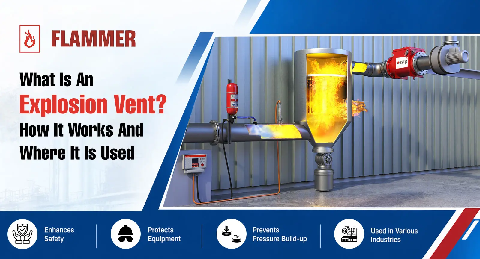 What Is an Explosion Vent? How It Works and Where It Is Used